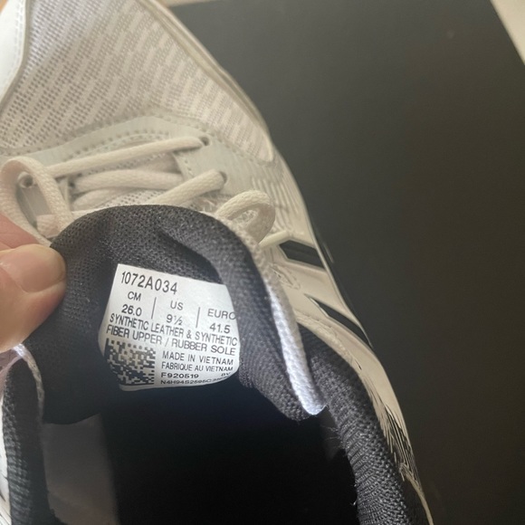 ASICS black and white 9.5 women’s - Picture 7 of 9